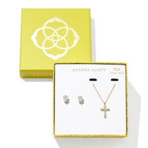 KENDRA SCOTT CAILIN EARRING CROSS NECKLACE SET