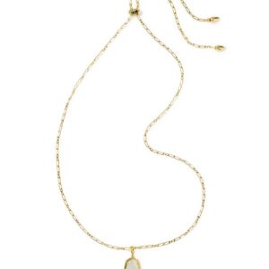 KENDRA SCOTT DANI GOLD-TONE IVORY MOP NECKLACE