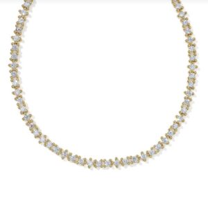 KENDRA SCOTT FATE GOLD-TONE TENNIS NECKLACE