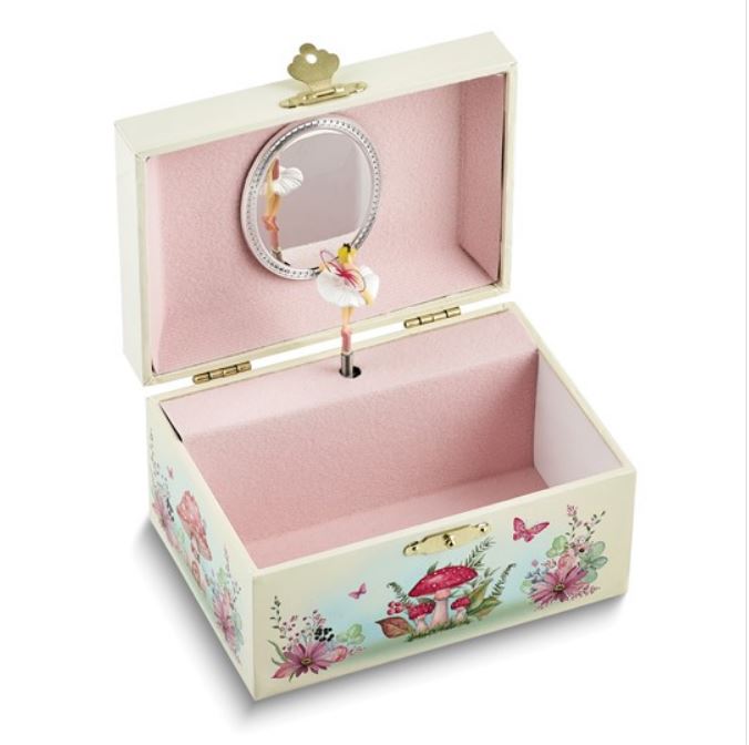 CHILDREN'S FAIRY MUSHROOM MUSICAL JEWELRY BOX - Image 2