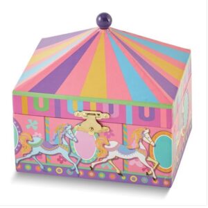 CHILDREN'S MUSICAL CAROUSEL JEWELRY BOX
